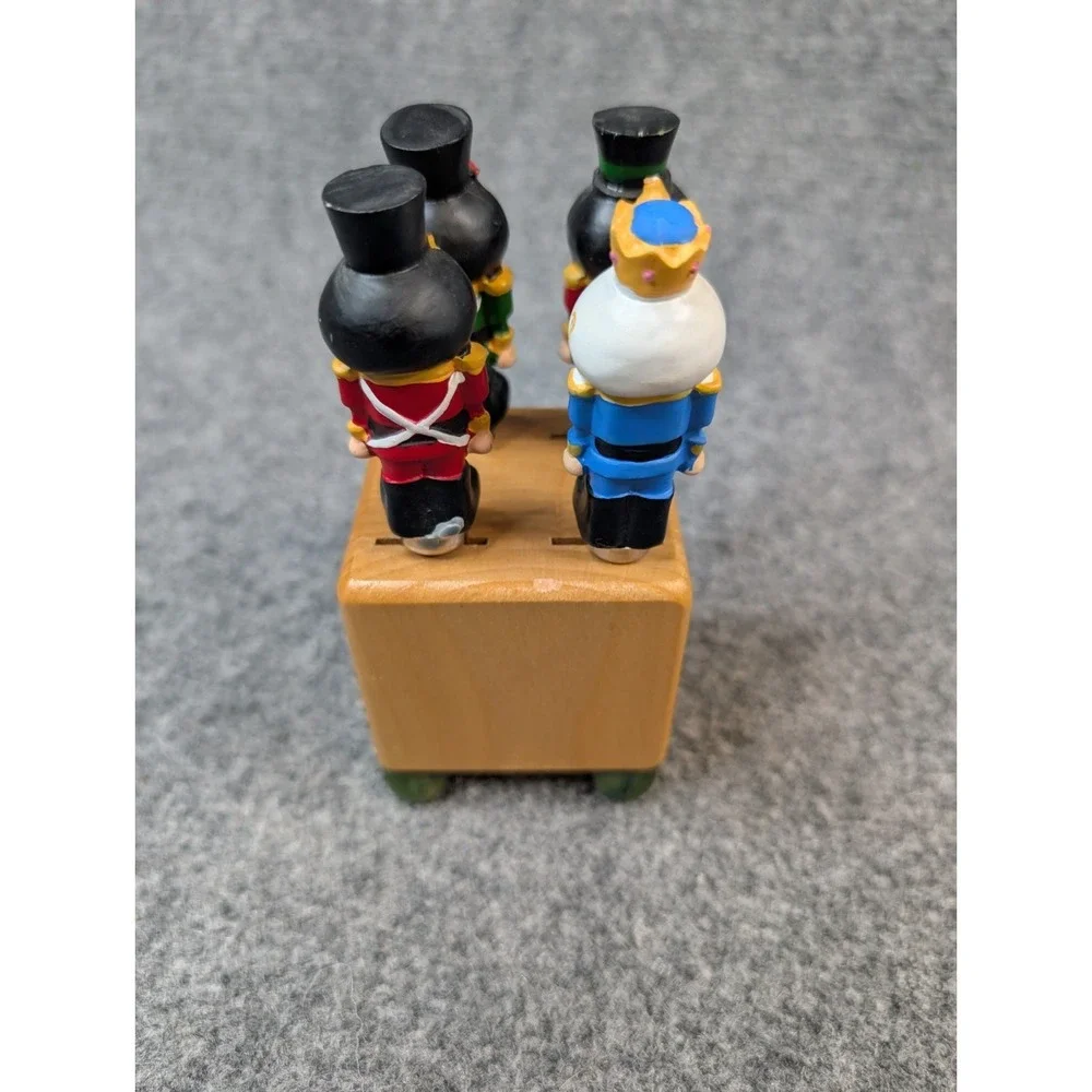 Out of the Woods Oregon Nutcracker Cheese Spreader Set Wood Block Holiday
